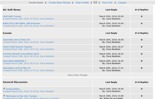Tavarin designed forum
