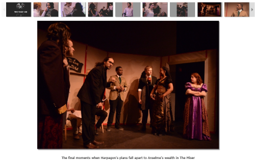 Tavarin designed media scroll and display