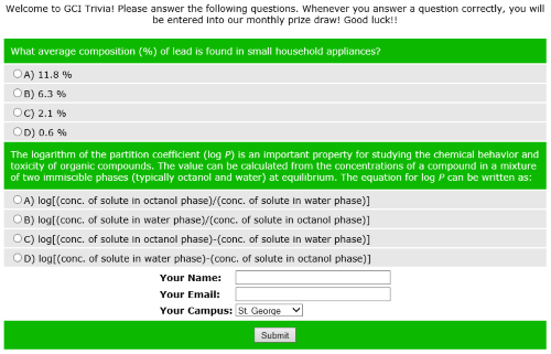 Tavarin designed quiz and trivia platform